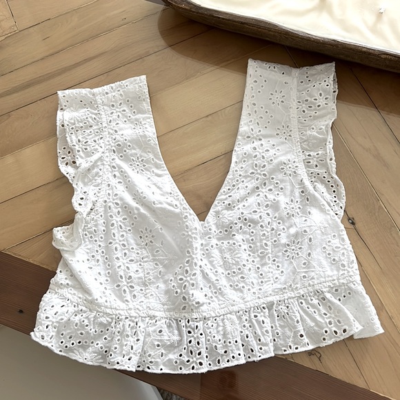 Eyelet crop top - Picture 4 of 4